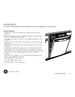 Предварительный просмотр 2 страницы GE GE Profile PDWF400RBB Dimensions And Installation Information