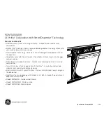 Предварительный просмотр 2 страницы GE GE Profile PDWF480RSS Dimensions And Installation Information