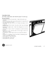 Preview for 2 page of GE GE Profile PDWF580RSS Dimensions And Installation Information