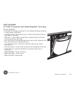 Preview for 2 page of GE GE Profile PDWT480P Dimensions And Installation Information