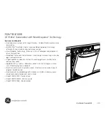 Preview for 2 page of GE GE Profile PDWT500/580R Dimensions And Installation Information