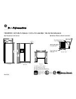Preview for 1 page of GE GE Profile Performance CustomStyle TPX24SPBBS Specification Sheet