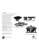 GE GE PROFILE PGP989SN Dimension Manual preview