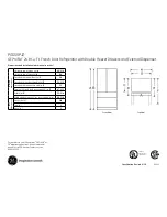 GE GE Profile PGSS5PJZ Dimensions And Installation Information preview