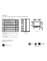 GE GE Profile PSDS5YGX Dimensions And Installation Information preview