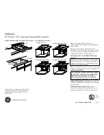 GE GE Profile PVB94SN Dimensions And Installation Information предпросмотр