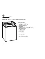 Preview for 2 page of GE GE Profile WCCB1030B Specifications