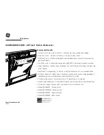 Preview for 2 page of GE GE Triton GPF425 Dimension Manual