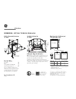 GE GE Triton GSD6600GCC Dimension Manual preview