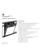 Preview for 2 page of GE GE Triton GSD660G Dimension Manual