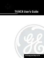 Preview for 1 page of GE GE TV User Manual