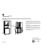 GE GE Unitized Spacemaker WSM2480T Dimension Manual preview