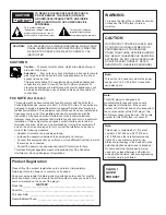 Preview for 2 page of GE GE1100P User Manual