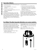 Предварительный просмотр 8 страницы GE GE50T BQT Series Owner'S Manual