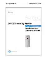 GE GE616 Installation And Operating Manual предпросмотр