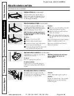 Preview for 9 page of GE GEGTS18KBPWW Owner'S Manual And Installation Instructions