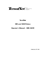 Предварительный просмотр 3 страницы GE GEK-36150 terminet 1200 Operator'S Manual