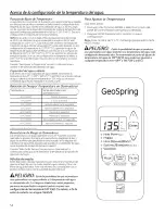 Preview for 54 page of GE GeoSpring GEH50DEED Owner'S Manual