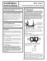 Предварительный просмотр 14 страницы GE GeoSpring GEH50DNSRSA Owner'S Manual & Installation Instructions