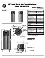 Предварительный просмотр 1 страницы GE GeoSpring GEH50DNSRSA Specifications