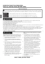 Preview for 2 page of GE GES-NJGB25IN-1 Owner'S Manual And Installation Instructions