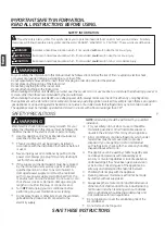 Preview for 2 page of GE GES-NJGB25IN-20 Owner'S Manual And Installation Instructions