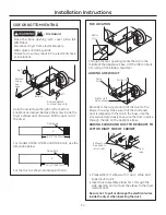 Предварительный просмотр 11 страницы GE GEWADREW5001 Installation Instructions Manual