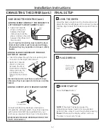 Предварительный просмотр 12 страницы GE GEWADREW5001 Installation Instructions Manual