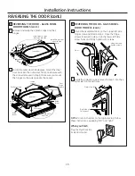 Предварительный просмотр 16 страницы GE GEWADREW5001 Installation Instructions Manual