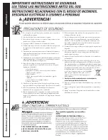 Предварительный просмотр 14 страницы GE GFC1001V Series Owner'S Manual & Installation Instructions