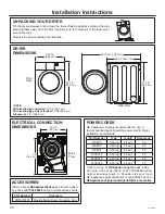 Preview for 12 page of GE GFD14 Owner'S Manual & Installation Instructions