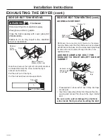 Preview for 21 page of GE GFD14 Owner'S Manual & Installation Instructions