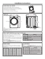 Preview for 2 page of GE GFD45ESPK0DG Installation Instructions Manual