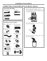 Preview for 5 page of GE GFD45ESPK0DG Installation Instructions Manual