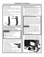 Preview for 21 page of GE GFD48 Owner'S Manual & Installation Instructions