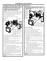 Preview for 24 page of GE GFD48 Owner'S Manual & Installation Instructions