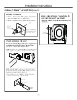 Preview for 28 page of GE GFD48 Owner'S Manual & Installation Instructions