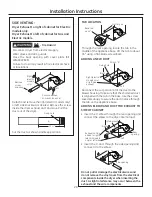 Preview for 29 page of GE GFD48 Owner'S Manual & Installation Instructions