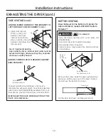 Preview for 30 page of GE GFD48 Owner'S Manual & Installation Instructions