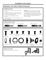 Preview for 33 page of GE GFD48 Owner'S Manual & Installation Instructions