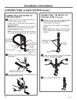 Preview for 20 page of GE GFD55 Owner'S Manual & Installation Instructions