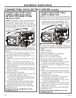 Preview for 24 page of GE GFD55 Owner'S Manual & Installation Instructions