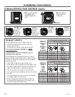 Preview for 26 page of GE GFD55 Owner'S Manual & Installation Instructions