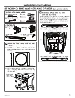 Preview for 35 page of GE GFD55 Owner'S Manual & Installation Instructions