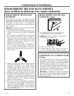 Preview for 59 page of GE GFD55 Owner'S Manual & Installation Instructions