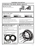 Предварительный просмотр 32 страницы GE GFD65 Owner'S Manual & Installation Instructions