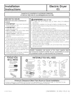 GE GFDN110ED1WW Installation Instructions Manual preview