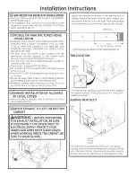 Preview for 7 page of GE GFDN120GD0WW Installation Instructions Manual