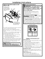 Preview for 3 page of GE GFDN240ELWW Installation Instructions Manual