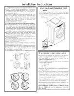 Preview for 6 page of GE GFDN240GL1WW Installation Instructions Manual